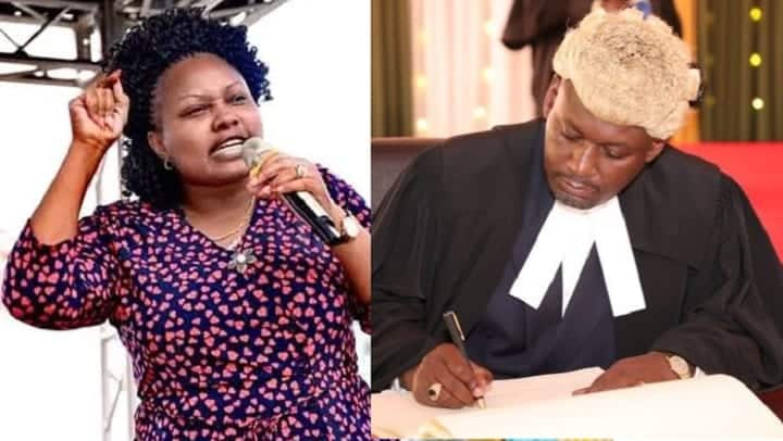 Otiende Amollo criticism of Millicent Omanga on BBI appeal case lights up twitter
